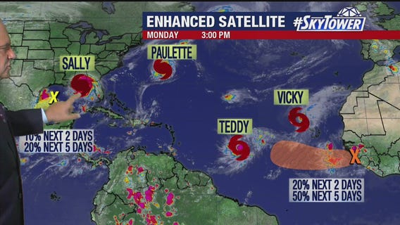 Today's tropical weather forfecast