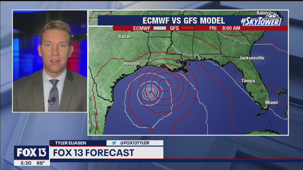 Today's tropoical wetaher forecast