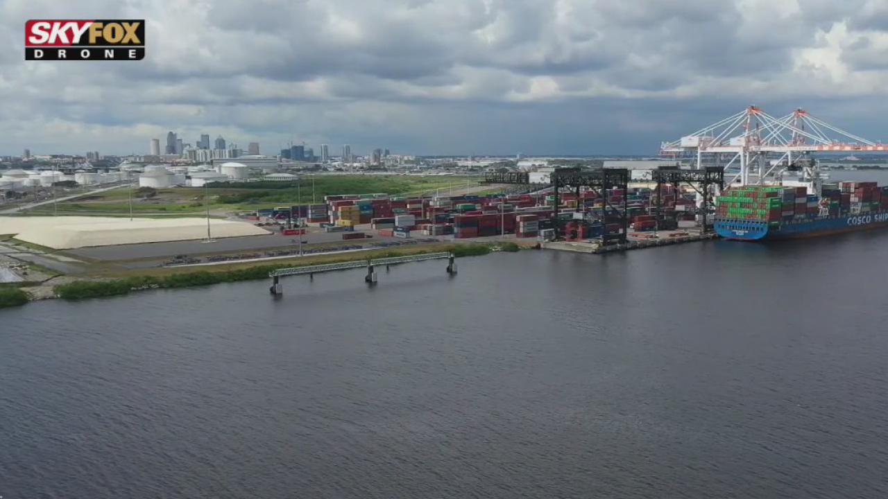 Drone Zone: The view above Port Tampa Bay