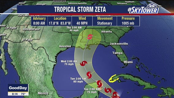 Today's tropical weather forecast