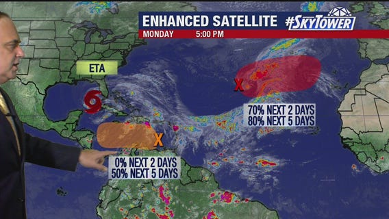Today's tropical weather forecast