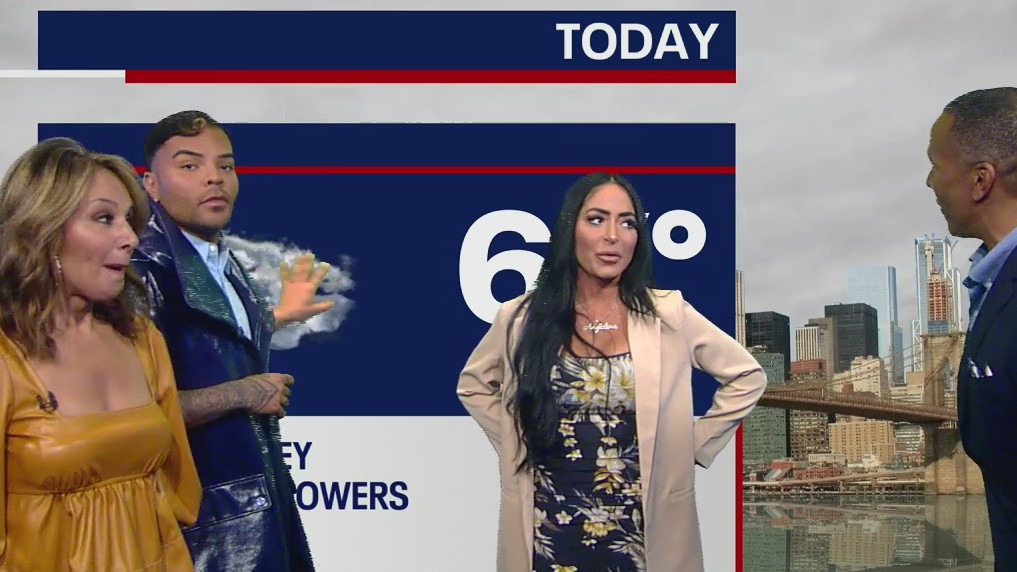 Angelina and Miss Vanjie do the weather