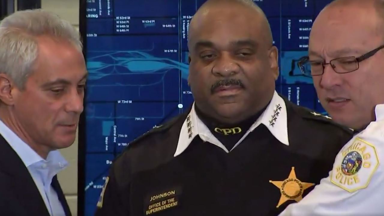 Supt. Eddie Johnson falls ill at Chicago police presser