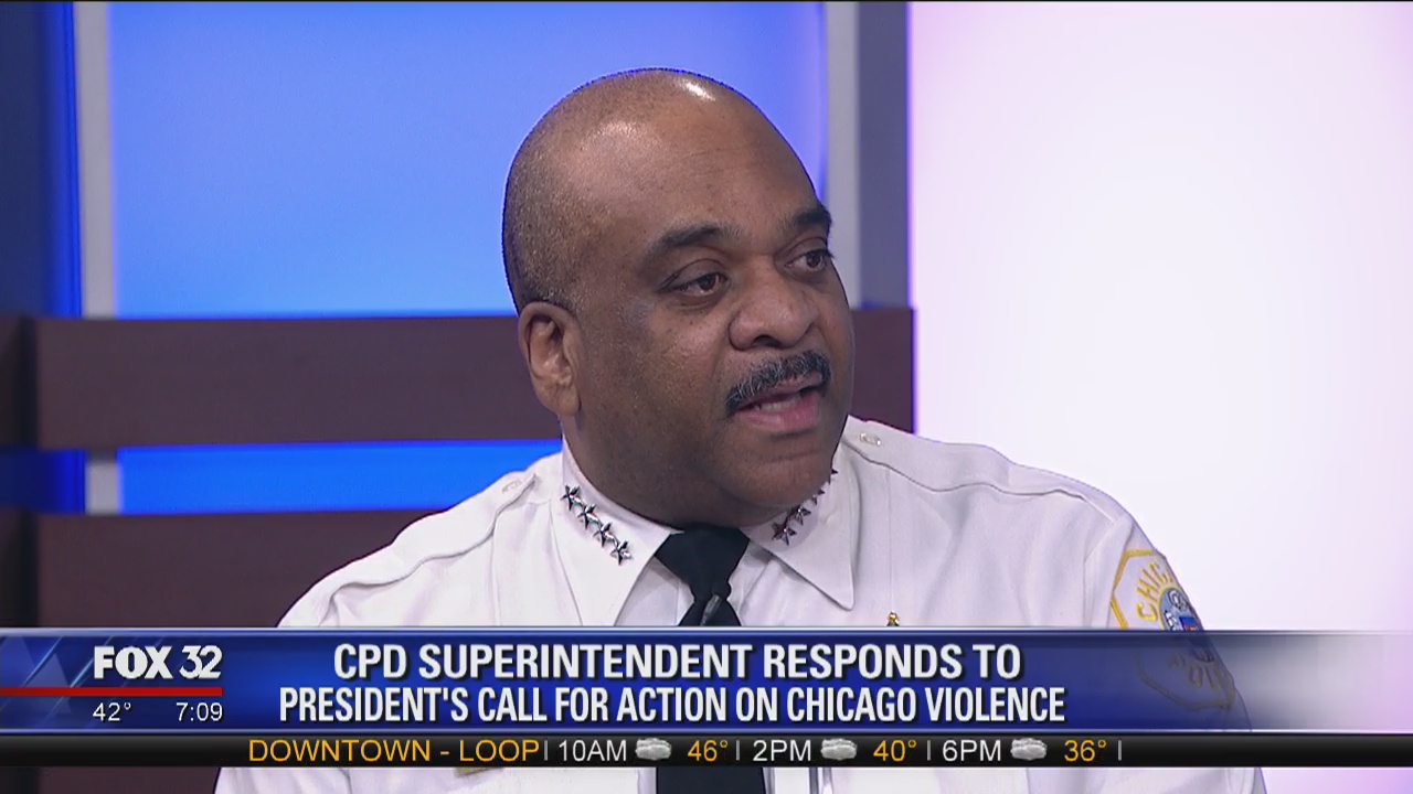 Supt. Eddie Johnson discusses February crime