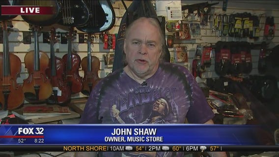 Community rallies around Irving Park music store owner