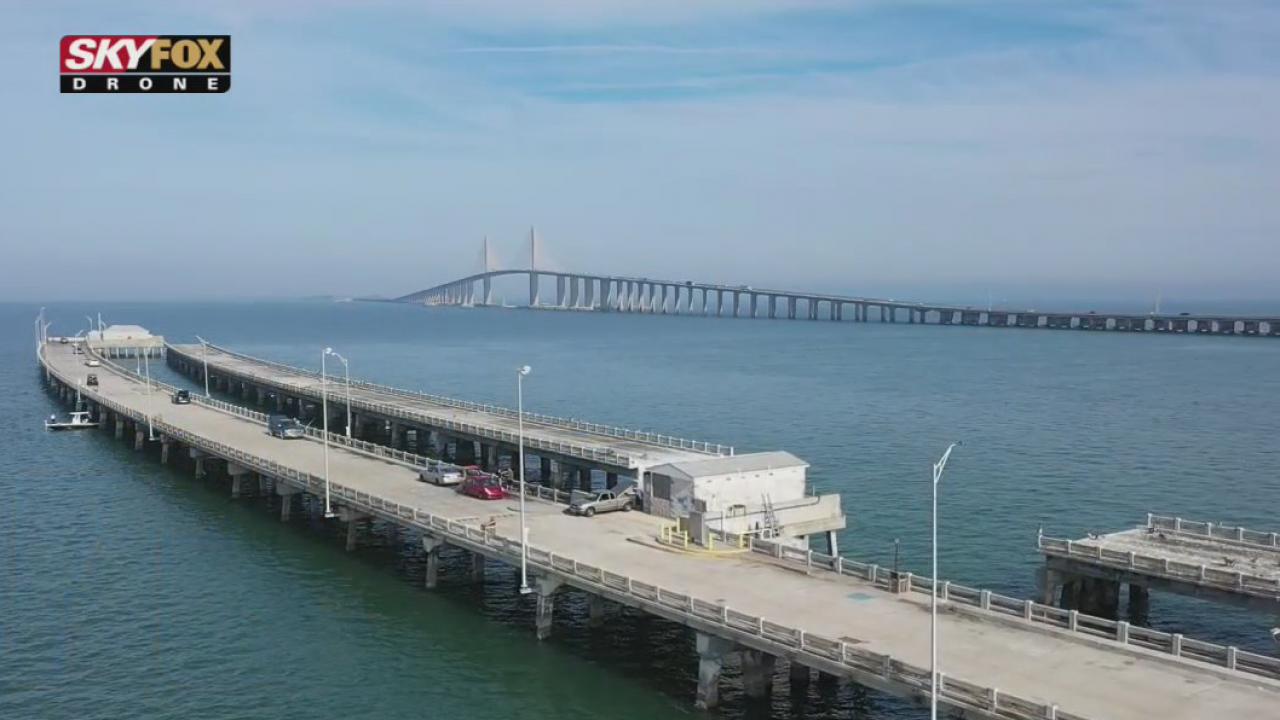 Drone Zone: Sunshine Skyway Fishing Pier