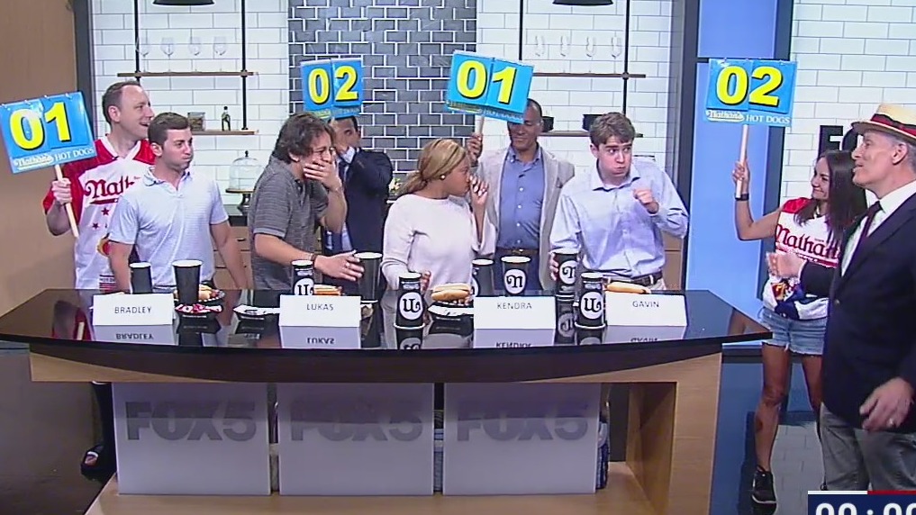 Intern Hot Dog Eating Contest