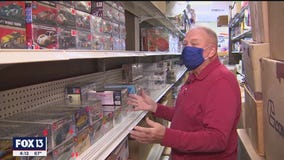 Inside this hobby shop, like going back in time