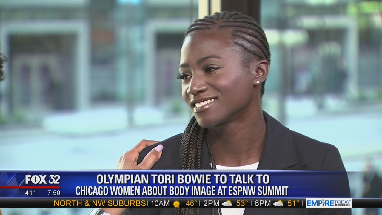 Olympian Tori Bowie shares her story of perseverance