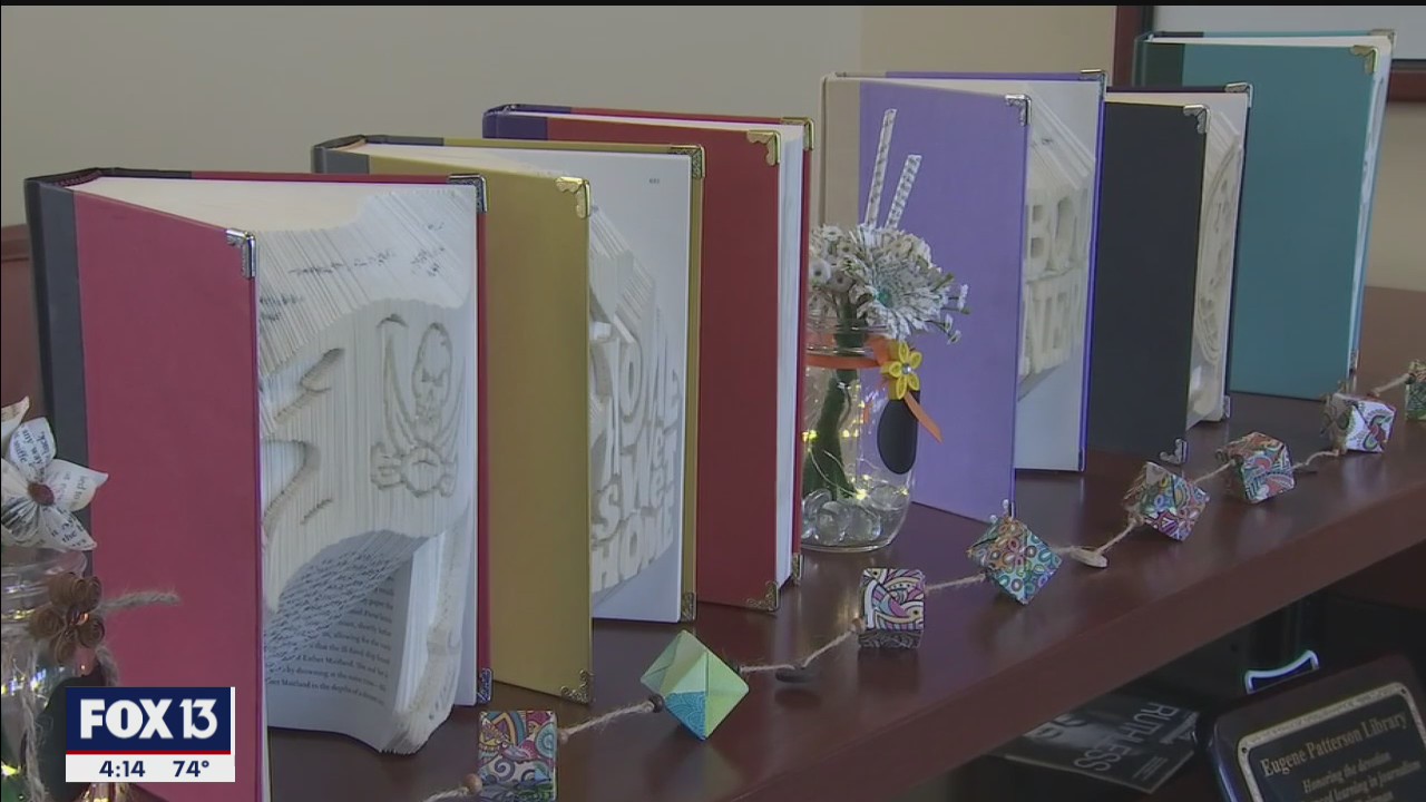 Made in Tampa Bay: Old books become folded works of art