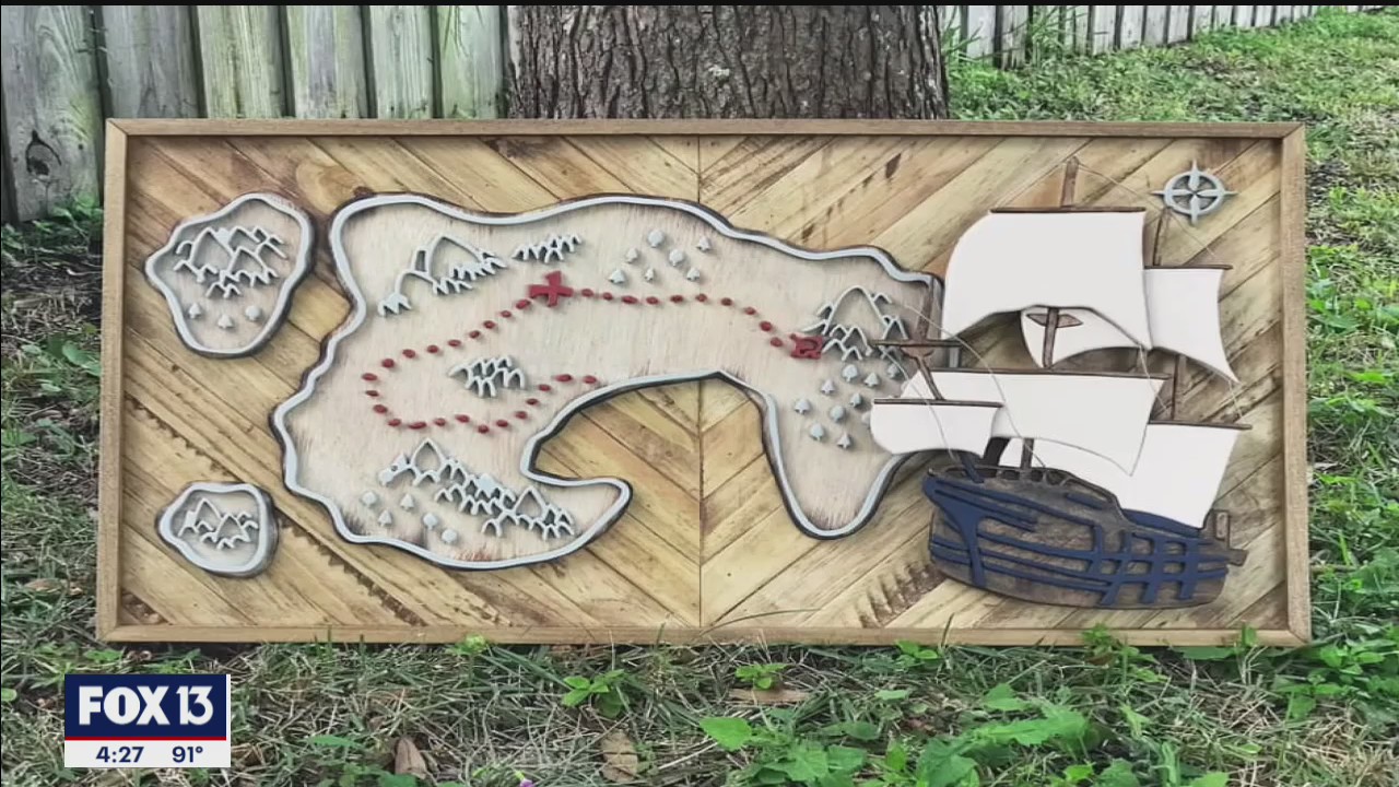 Made in Tampa Bay: Sassafras Street Market wood art