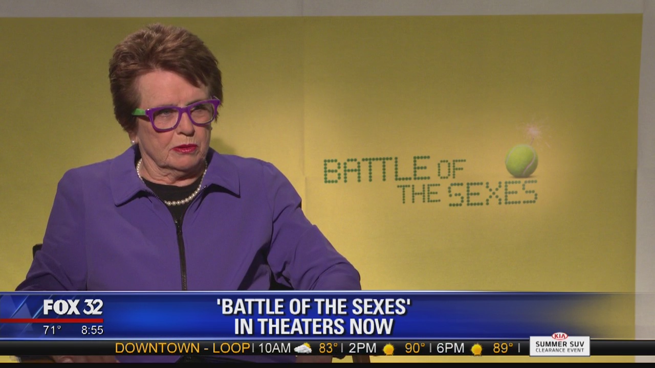 FOX 32's Bill Zwecker talks to Billie Jean King about new movie