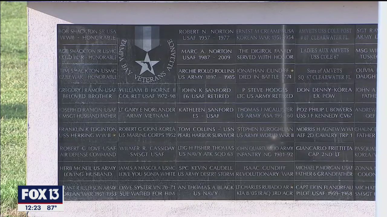 Veterans Alliance Memorial Day ceremony in Clearwater