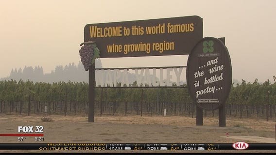 Wildfires devastating California Wine Country