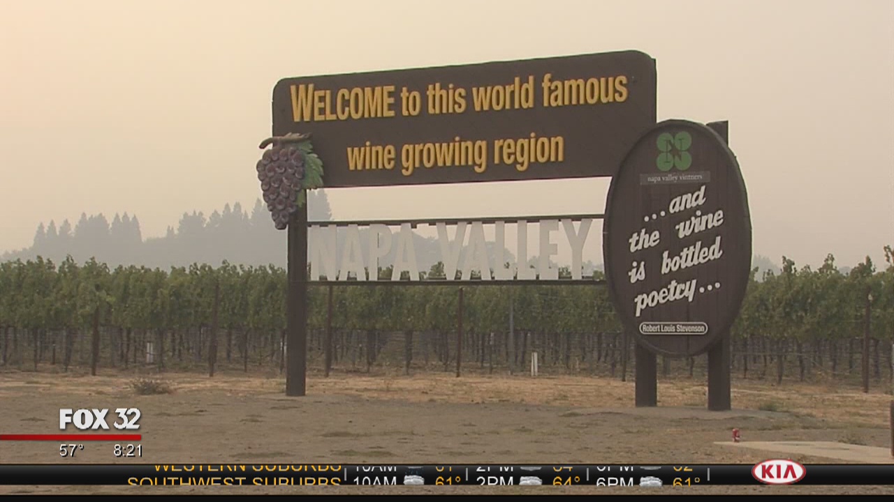 Wildfires devastating California Wine Country