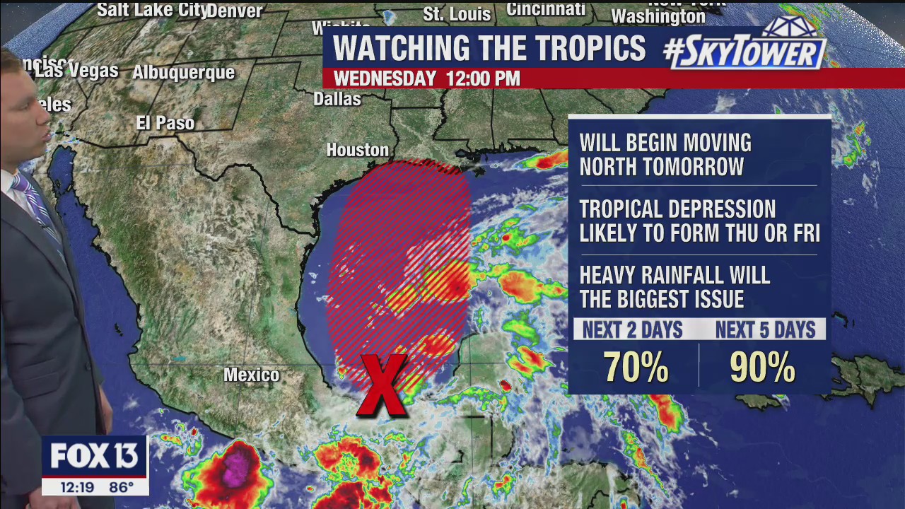 Today?s tropical weather forecast