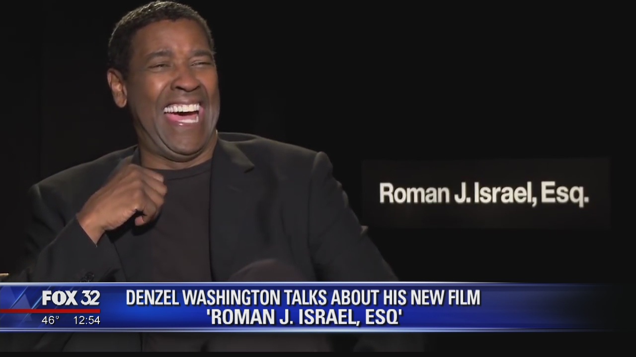 Denzel Washington talks about his new film 'Roman J. Israel, Esq.'
