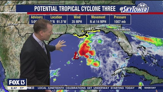 Tropical weather forecast