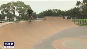It's all about getting kids on a skateboard at Providence Skate Park in Riverview