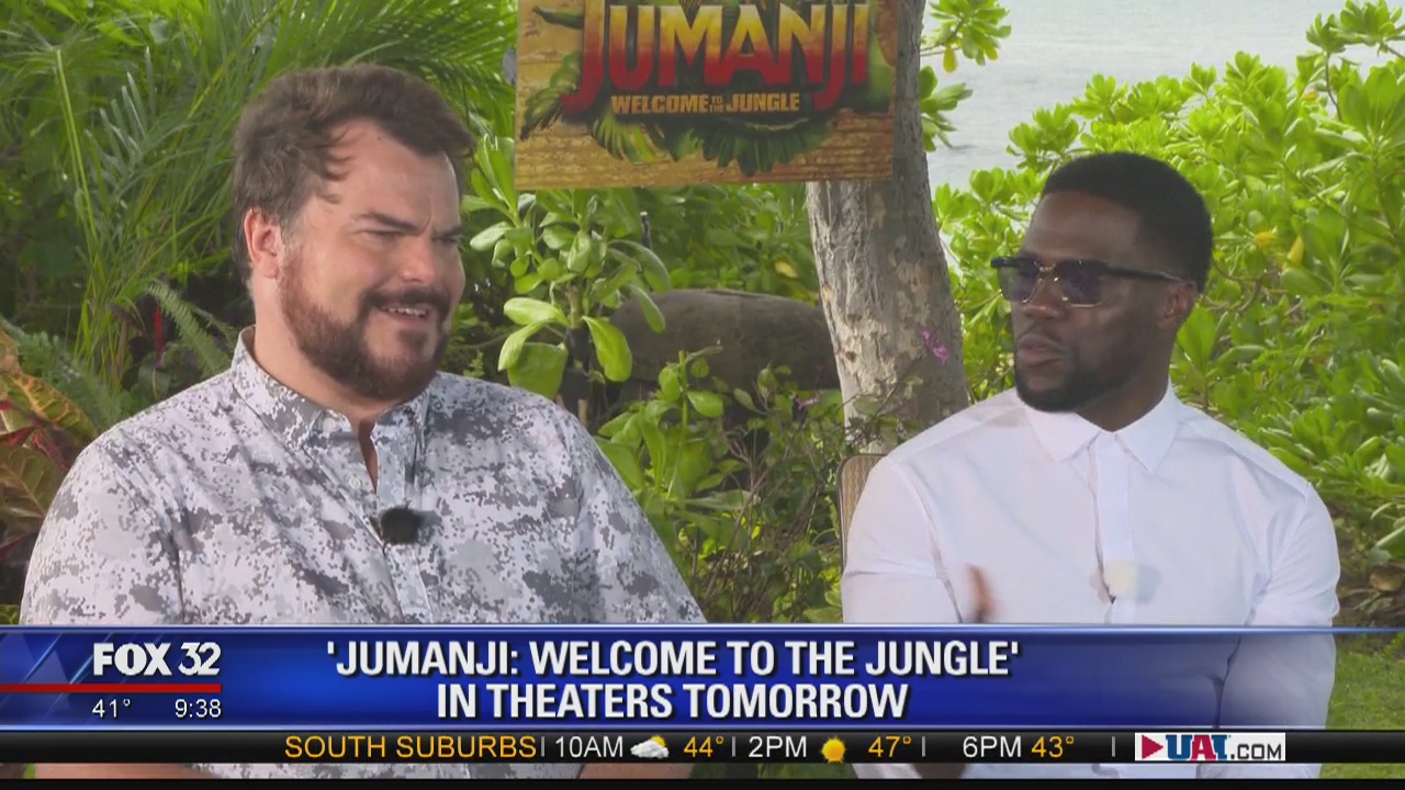 Bill Zwecker talks to the stars of new 'Jumanji' film