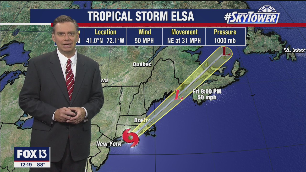 Tropical Storm Elsa update: Friday, July 9 | FOX 13 Tampa Bay