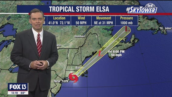 Tropical Storm Elsa update: Friday, July 9