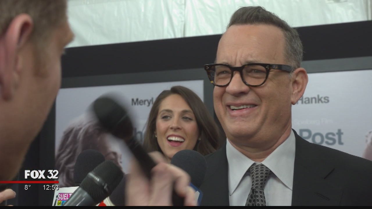 Spielberg, Hanks speak exclusively with Jake Hamilton on The Post
