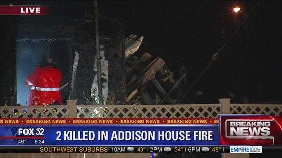2 killed in Addison house fire