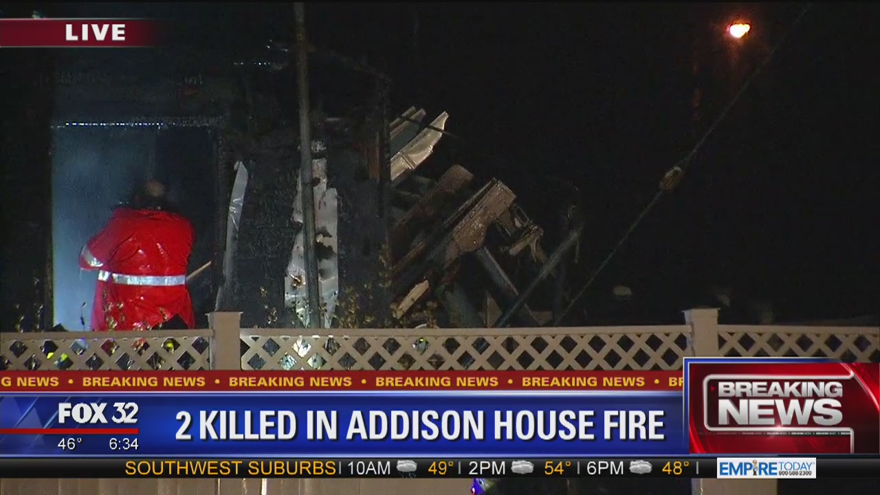 2 killed in Addison house fire