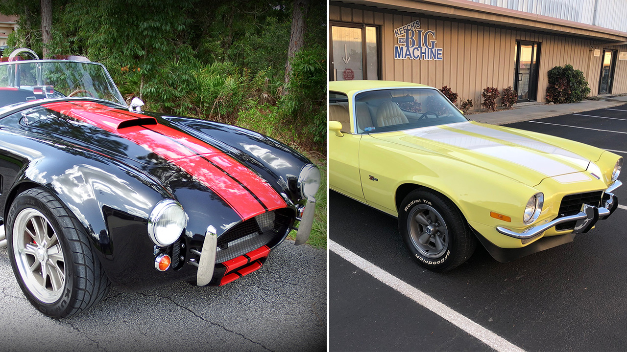 Great Rides: 1973 Z/28 Camaro and 1965 Shelby Cobra