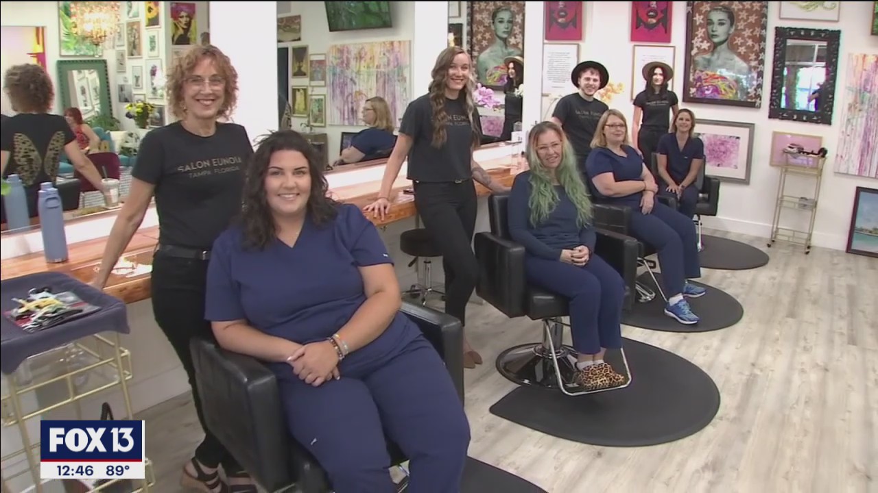 Pampering nurses through the pandemic at Salon Eunoia