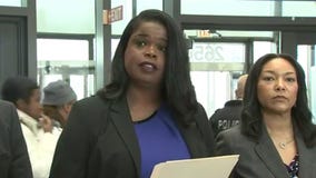 Kim Foxx speaks following first hearing for Shomari Legghette