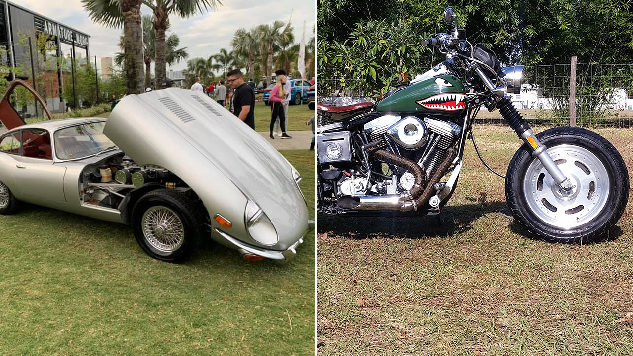 Great Rides: 1969 Jaguar E-Type and 1985 Harley Wide Glide