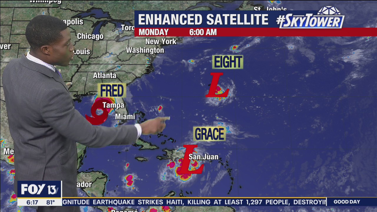 Monday morning tropical weather forecast