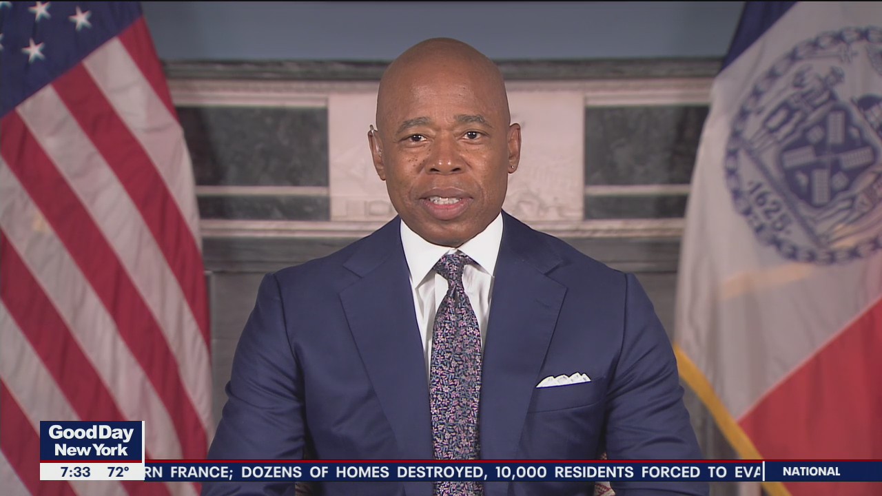NYC Mayor Eric Adams talks about migrant buses