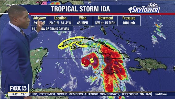 Friday morning tropical forecast