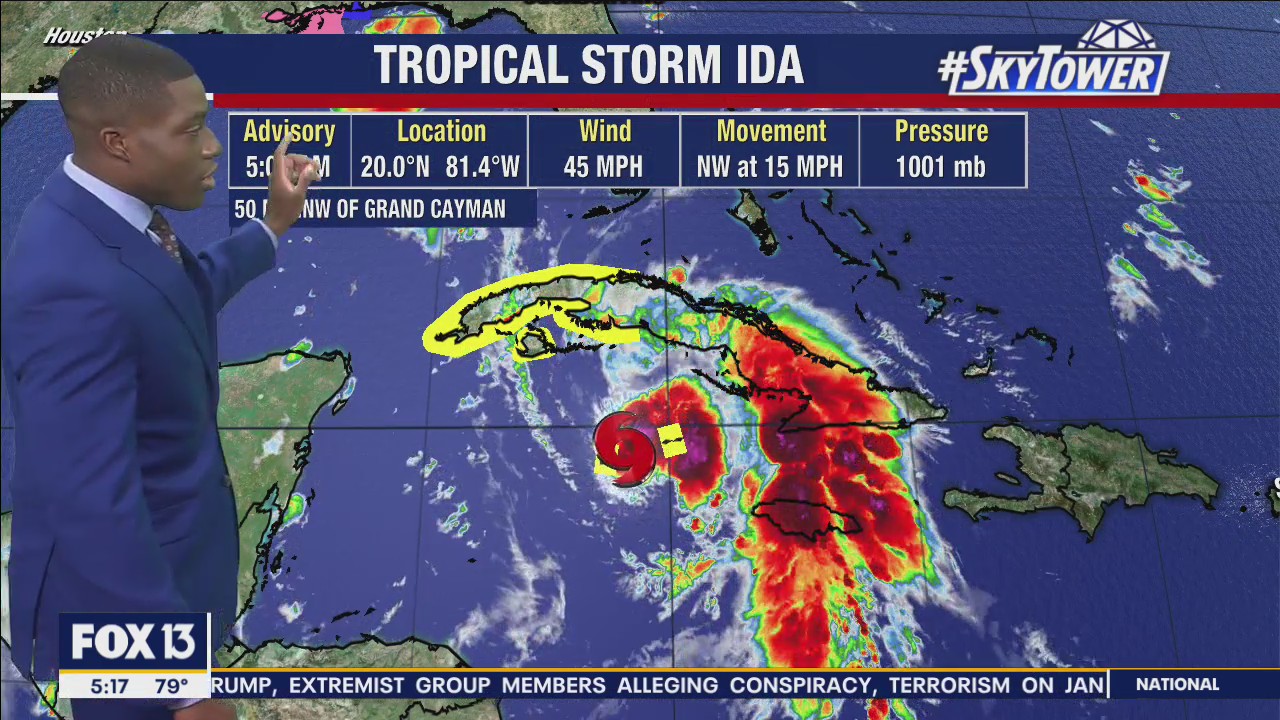 Friday morning tropical forecast