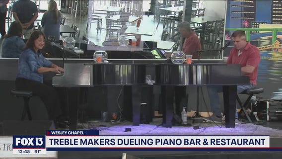 Entertaining daily at Treble Makers Dueling Piano Bar and Restaurant