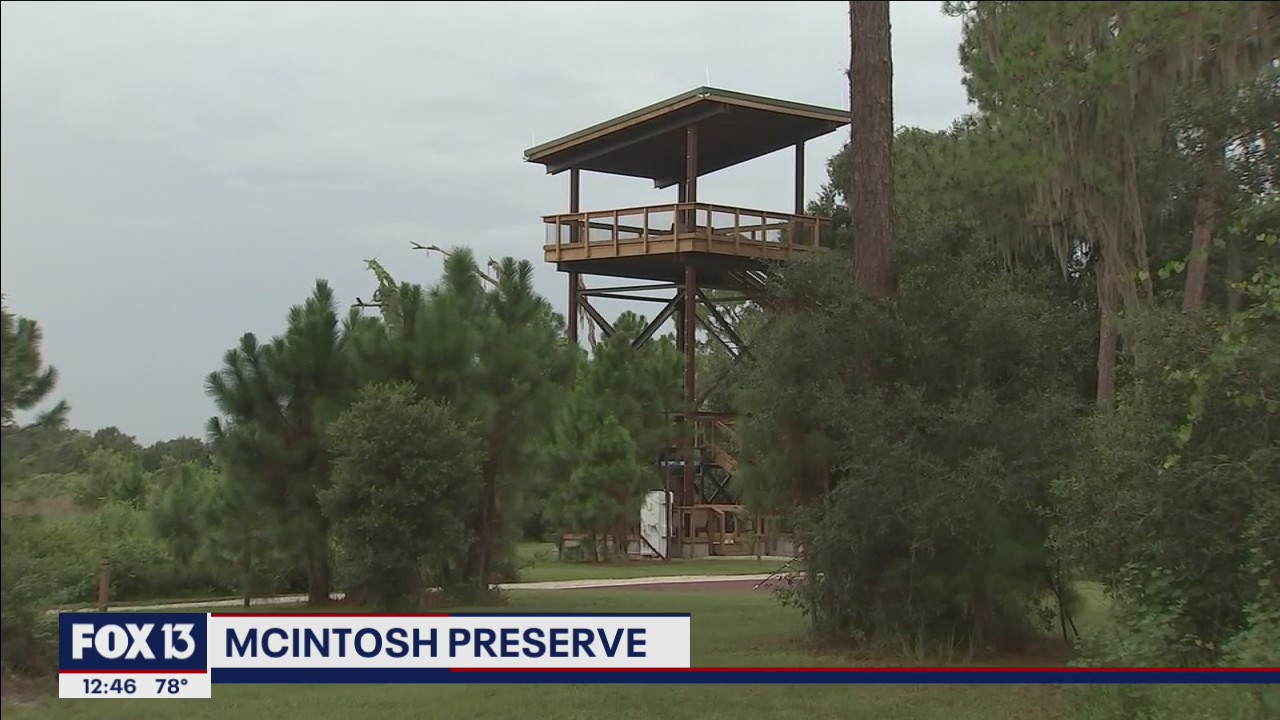 McIntosh Preserve opens new trails and an observation tower