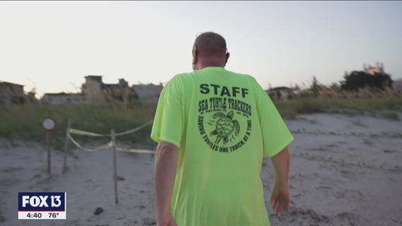 Riding along with Sea Turtle Trackers