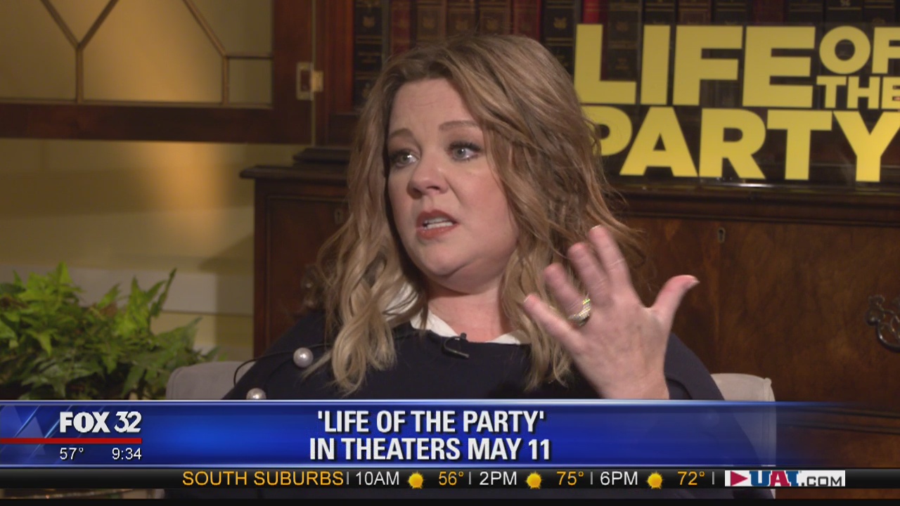 Bill Zwecker sits down with Life of the Party star Melissa McCarthy