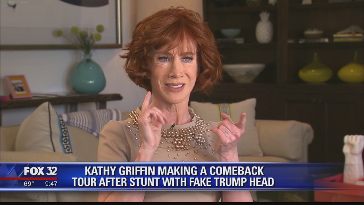 Kathy Griffin making a comeback tour after stunt with fake Trump head