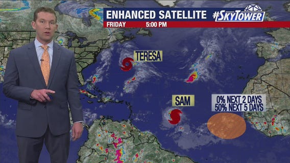 Today's tropical weather forecast