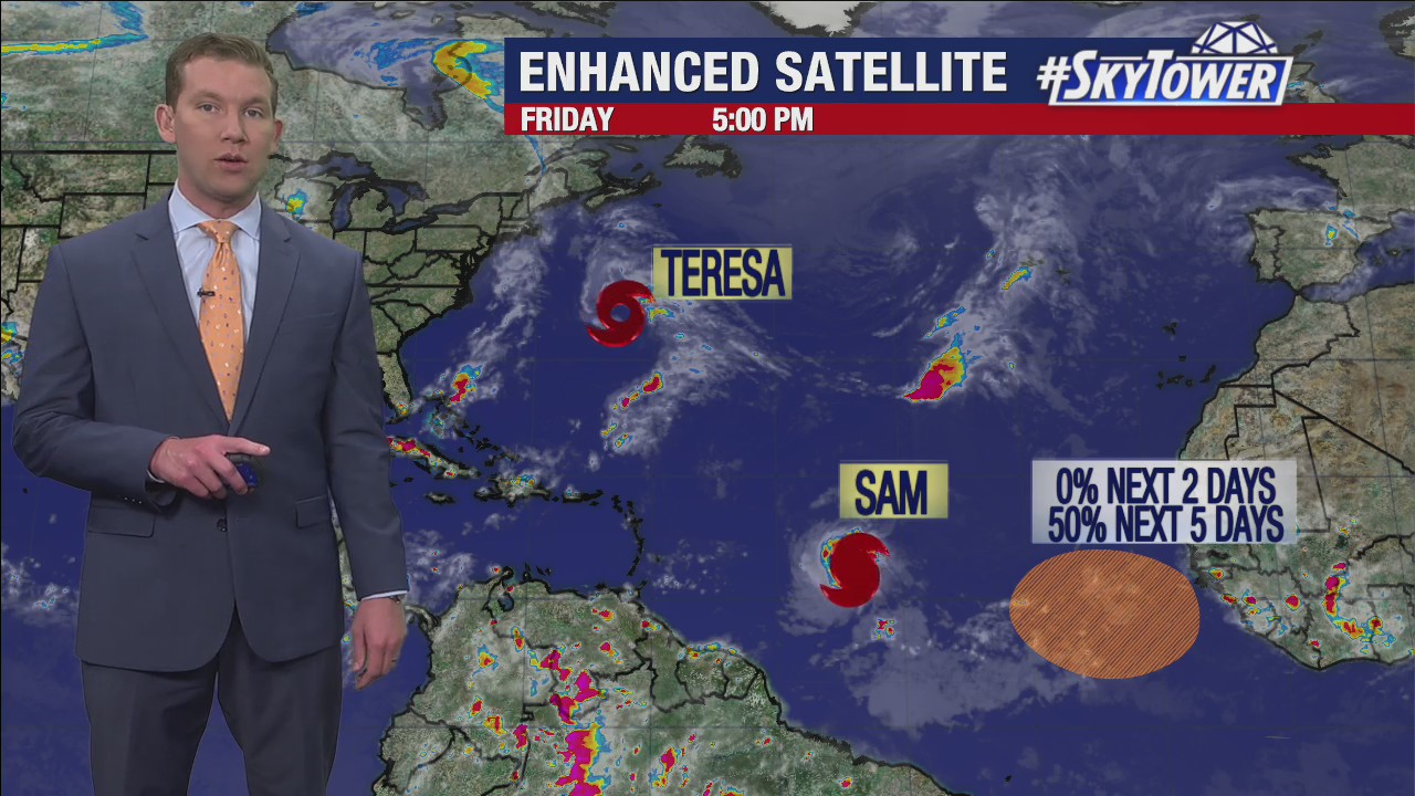 Today's tropical weather forecast