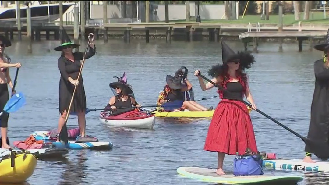 Witches and warlocks trade broomsticks for paddles