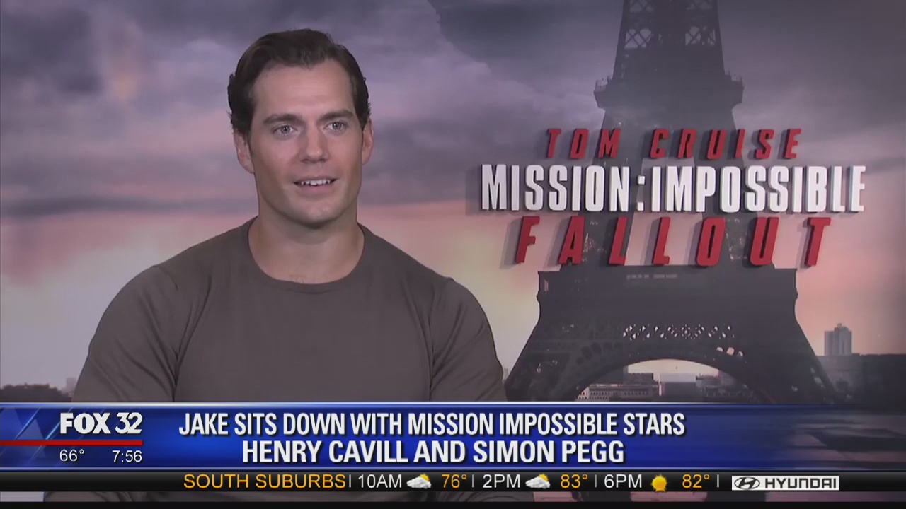 Jake sits down with Mission Impossible stars Henry Cavill and Simon Pegg