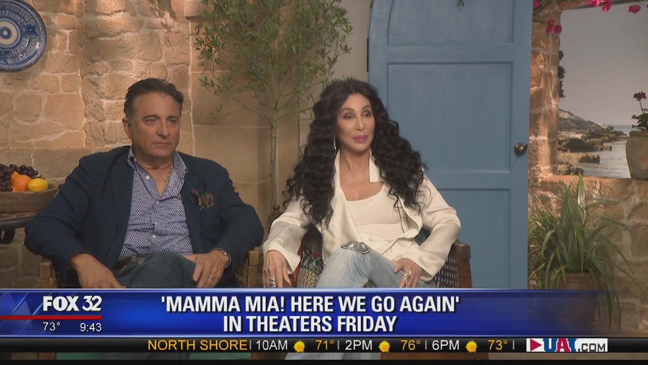 FOX 32?s Bill Zwecker talks to the cast of Mamma Mia! Here We Go Again