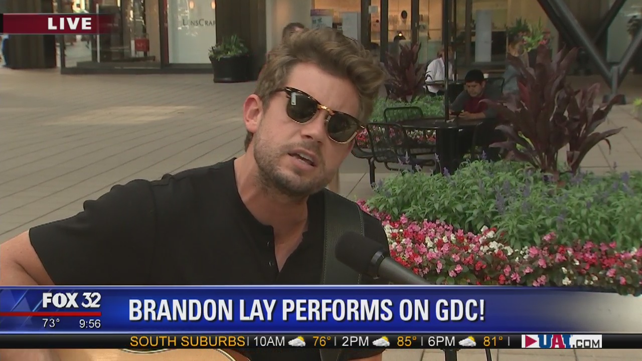 Country singer Brandon Lay performs ?Yada Yada Yada?