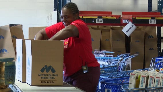 Metropolitan Ministries gives 'hope' by making emergency food boxes for families in need