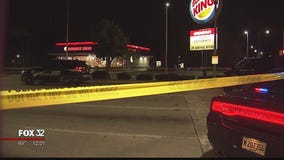 Suspect wounded in gunfire with police outside Maywood restaurant